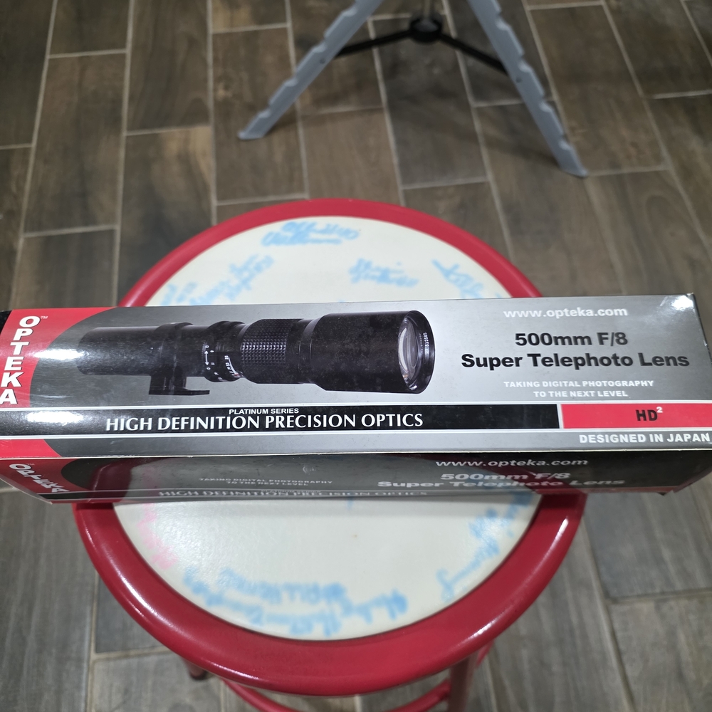 Black Super Telephoto Lens 500mm F/8